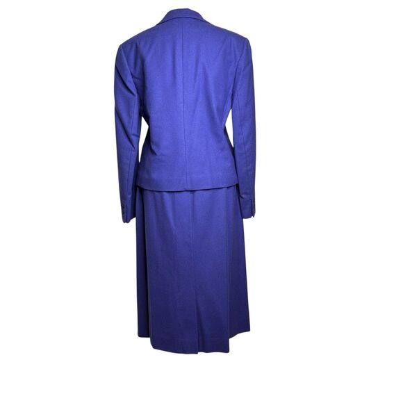 Pendleton 100% Virgin Wool Skirt Suit Set Womens Size 12 Petite USA Made Vintage - Picture 4 of 15